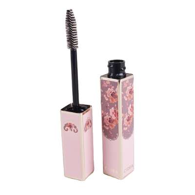 Cheap plastic packing empty eyebrow eyelash mascara tube with brush pink